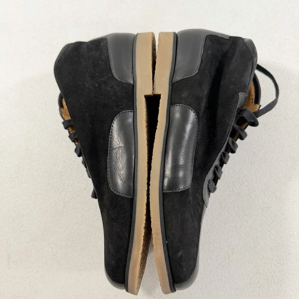 Bacco Bucci Men's 8.5 Black Suede Leather High Top Lace Up Casual Sneaker‎ Shoes